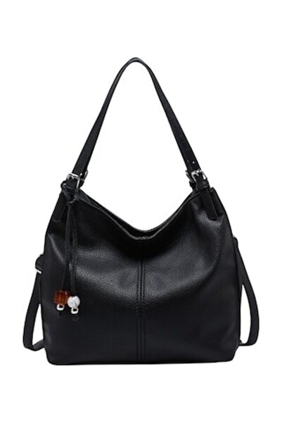 OEM Geantă elegantă și practică pentru femei, piele ecologică, R11105 neagră