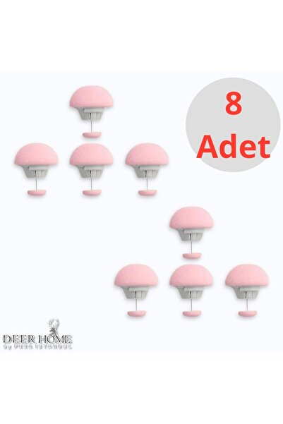 Pera İstanbul Practical 8-Piece Mushroom Shaped Quilt Fixing Pin Button Clip Bed Sheet Quilt Cover Fixer