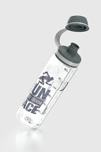 Renga Aegean Script Patterned 750 ml Tritan Flask 912067 Smoked