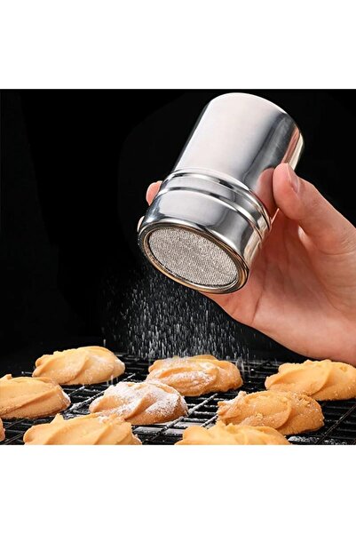 Saharaz 1 قطعة شاكر سكر بودرة، شاكر شبكي لمسحوق الكاكاو وموزع دقيق لمسحوق الشوكولاتة