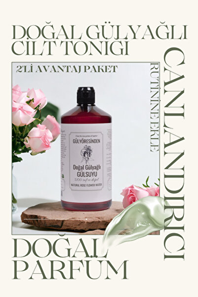 Gülyoresinden Doğal Gülyağlı Gülsuyu 500 ml - 2'li Avantaj Paket – Isparta’nı...