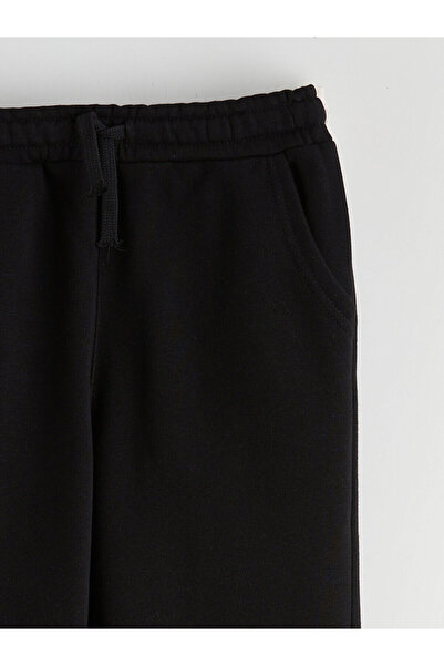 LC Waikiki LCW Kids Siyah Beli Lastikli Basic Erkek Çocuk Eşofman Altı W50271Z4