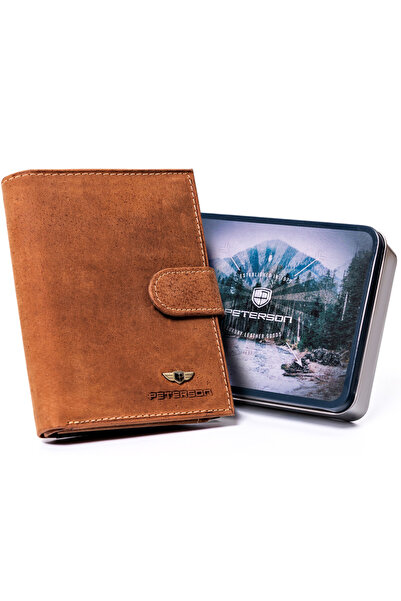 Other Classic leather wallet with snap closure - Peterson