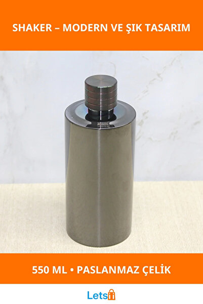 Letsii خلاط كوكتيل أنيق ومتين من الفولاذ المقاوم للصدأ