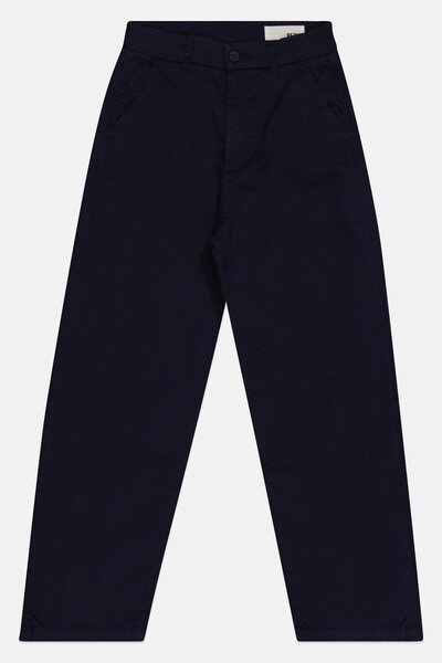 Reiko Women Regular Fit Solid Chino Pants, Navy