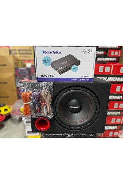 FTH SOUND SX-FC12 30 CM 1500 WATT SUBWOOFER BAS 4 KANAL 3000 WATT AMFİ KABİN ...