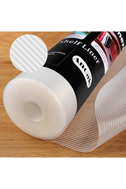 Generic Double-sided non-adhesive washable non-slip shelf liner for cabinets & shelves, 12 in × 20 ft - Ano