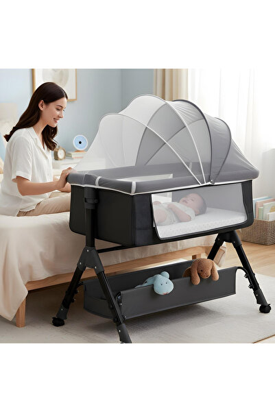 Elindor ® Pătuț pliabil 3 în 1 pentru copii cu vârsta cuprinsă între 0 și 36 ...