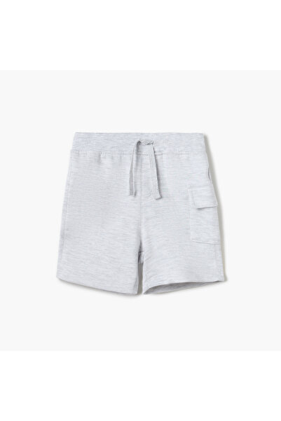 Juniors شورت كارجو سادة مع رباط للإغلاق