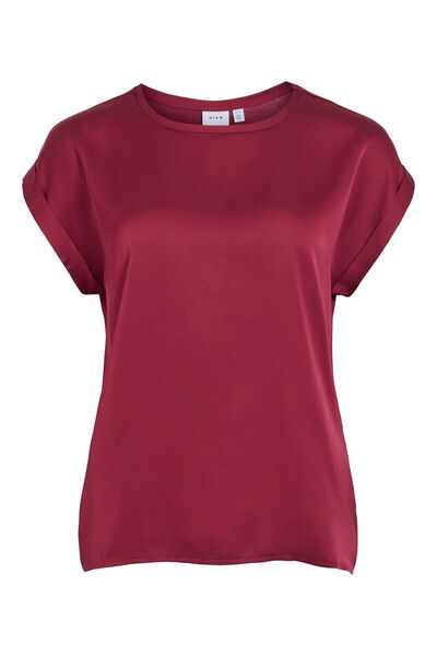 VILA Oberteil mit kurzen Ärmeln VIELLETTE