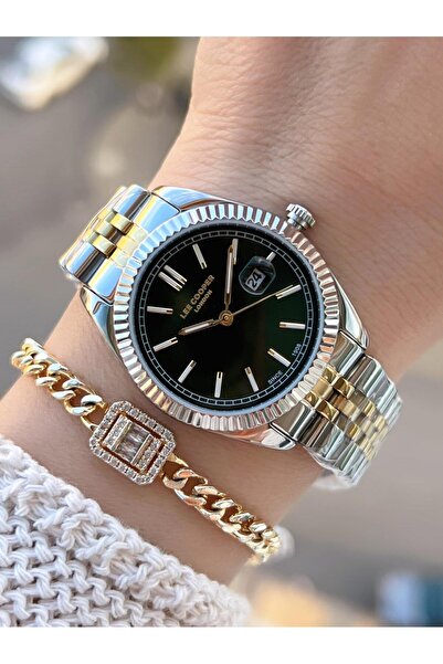 Lee Cooper Women's Wristwatch with Steel Strap 3 Atm Water Resistant 2 Years Warranty Bc.08210.270