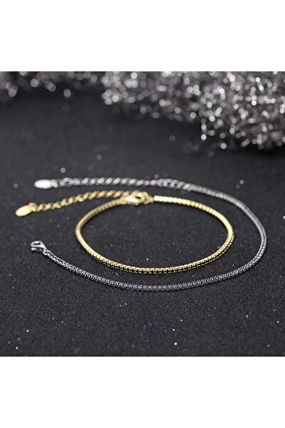 delis Bratara din argint 925 pentru dama, JW1746, model tennis, placata cu aur