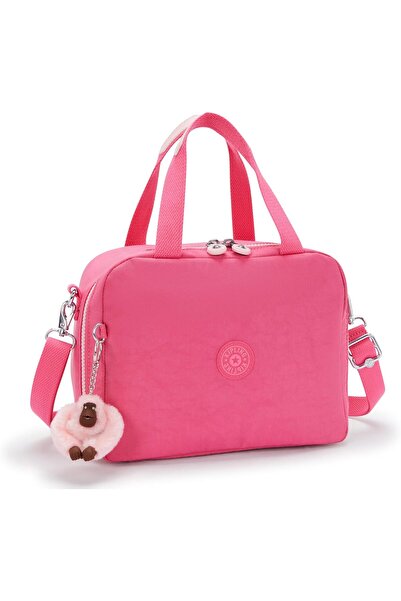 Kipling Miyo Large Lunch Case with Wheel-Bag Attachment, 13.5×25×20 cm, Happy Pink C (Pink)