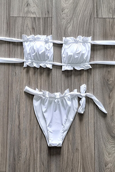 FashionForYou Zaira two-piece swimsuit white