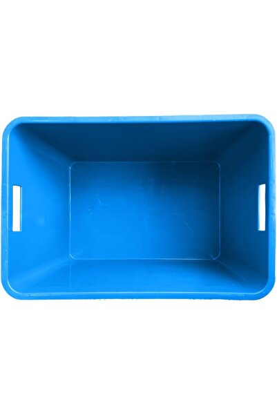 Ethic Solutions 2pcs Plastic Fish/Multipurpose Crate Box 600×400×350mm 67L Blue