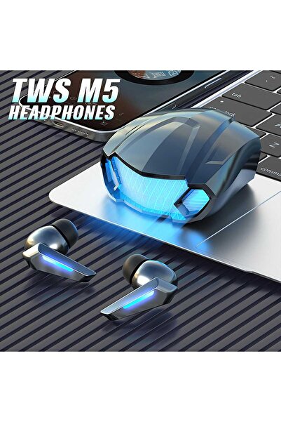 VALA Wireless Gaming & Sport Earphones M5 TWS, Bluetooth 5.2, Black