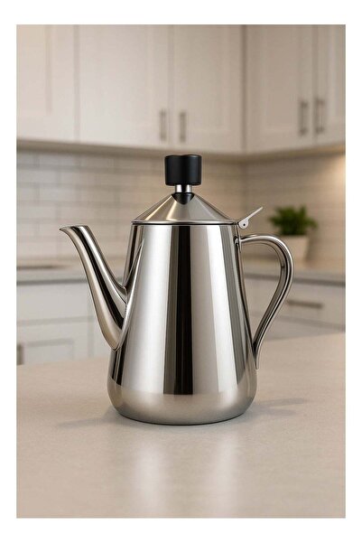 Dania ✨ إبريق حليب وقهوة ممتاز من الفولاذ المقاوم للصدأ - تصميم أنيق بسعة 1.8 لتر!