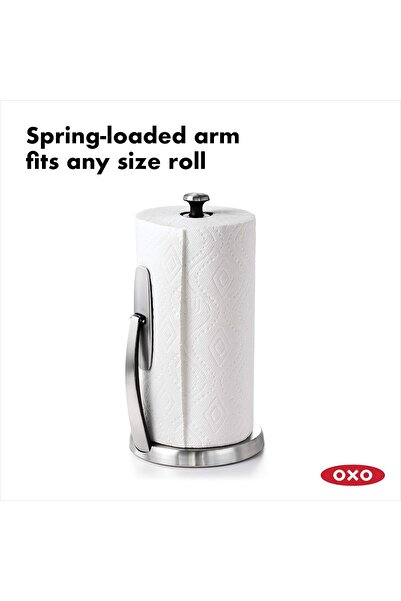 Oxo Good Grips SimplyTear Paper Towel Holder - Stainless Steel