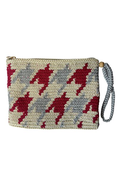 Uretti - حقيبة شنطة يدوية الصنع من خيوط المكرامية من شينور 3131 - 20 × 15 سم