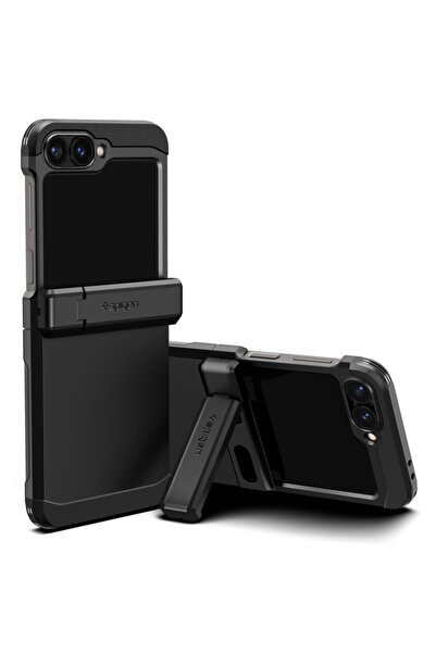 Spigen Carcasă pentru Samsung Galaxy Z Flip6, antișoc, rezistentă - neagră