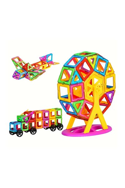 NEXTLY InspiraMag 73-Piece Magnetic Building Set - Creative & Durable Play for Kids