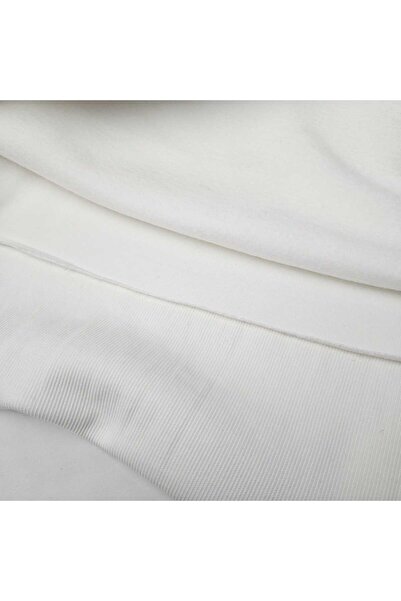 Kaf Kumaş 3 Thread Ş Fleece-Lined Fabric |   Ecru - Combination Ribbed Knit Pieces