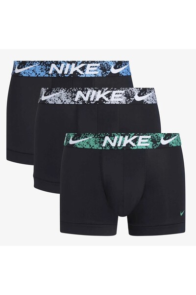 Nike Dri Fit Ultra Stretch 3 Pack Micro 3-Pack Short Boxer Black 3 Color Striped