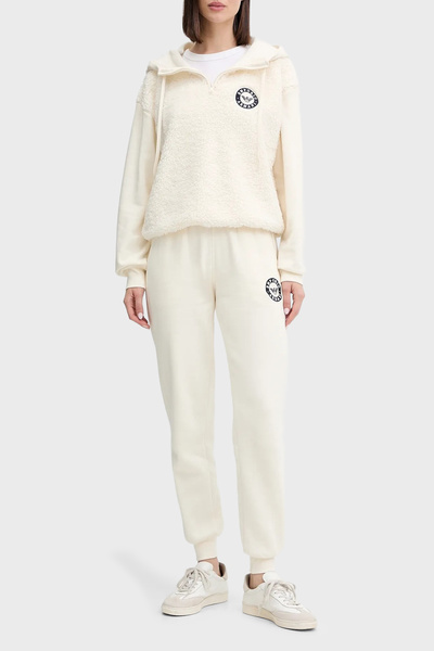 Emporio Armani Relaxed Fit Half Zip Hooded Logo Sweat Sweat Ew001937 Af15363 U1054