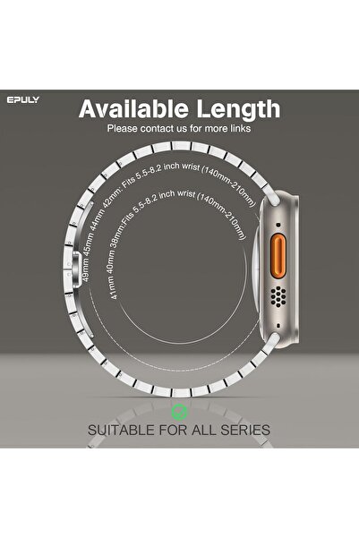 HYX Stainless Steel Milanese Band for Apple Watch (42-49mm)