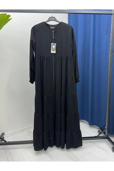 Nevayla Moda Mevlana Kesim Kat Katlı Ferace Medine İpeği