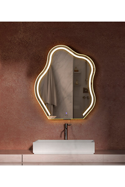 ASALET CAM/AYNA HAREKET SENSÖRLÜ MAKYAJ-BANYO AYNASI-DEKORATİF AYNA (BERLİN)