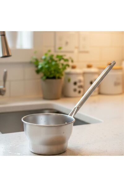 DAMMERUN 29 cm Saplı Alüminyum Pekmez Kepçesi – 18 cm Geniş Ağızlı, Dayanıklı...