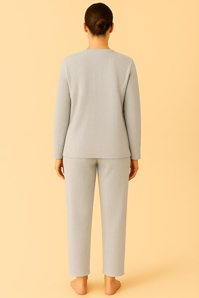 CLAYES Γυναικείο Σετ Φόρμας από Υφασμάτινο Βάφλα – Άνετο για το σπίτι και το καθημερινό ντύσιμο