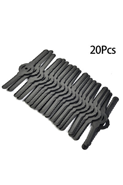 Choice 20Pcs Plastic Cutter Blades For Electric Cordless Grass Trimmer Strimmer Tool Grass Trimmer Blade...