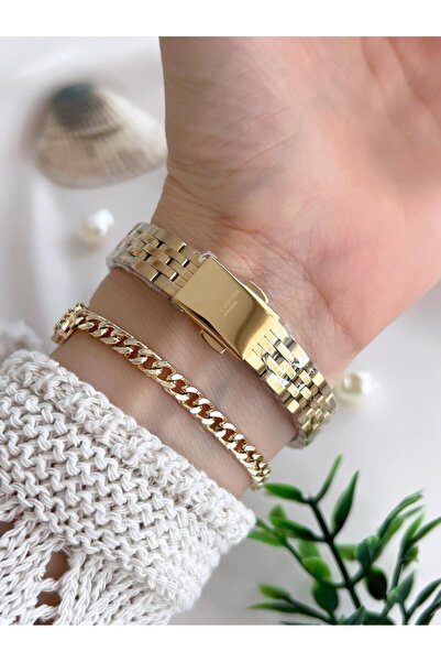 Lee Cooper Women's Wristwatch with Steel Strap 3 Atm Water Resistant Vs.Blkt.0648