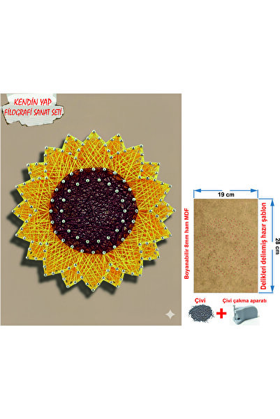 Tiydem Artă cu fir Dezvoltarea atenției Abilități motrice fine Educație Montessori pentru copii Filografie Set pregătit Aycicek