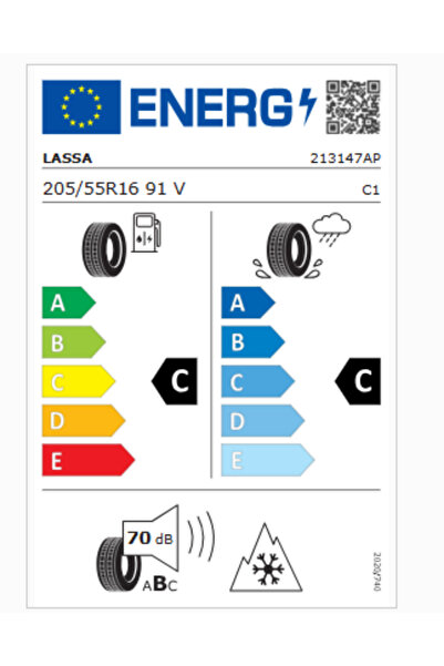 Lassa 205/55R16 91V Multiways 2 Oto 4 Mevsim Lastiği (Üretim Yılı: 2025)