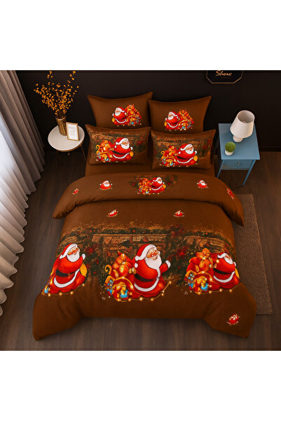 Casa Pucioasa Christmas bedding, Casa Pucioasa, fine cotton 6 pieces, fitted sheet, soft and warm