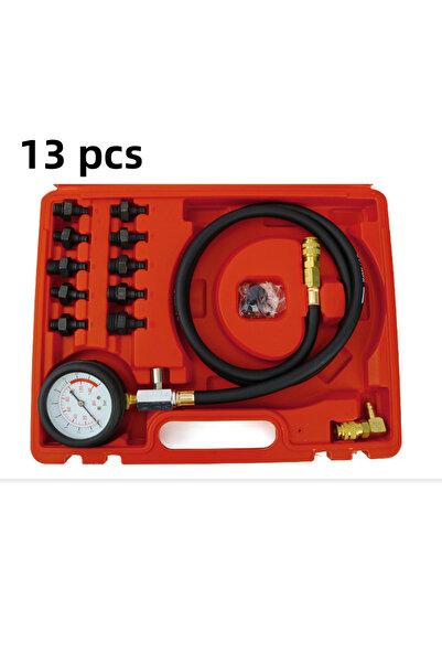 ALLSOME Car Engine automotive pressure gauge Test Detector Kit Tester Low Oil Warning Devices car...