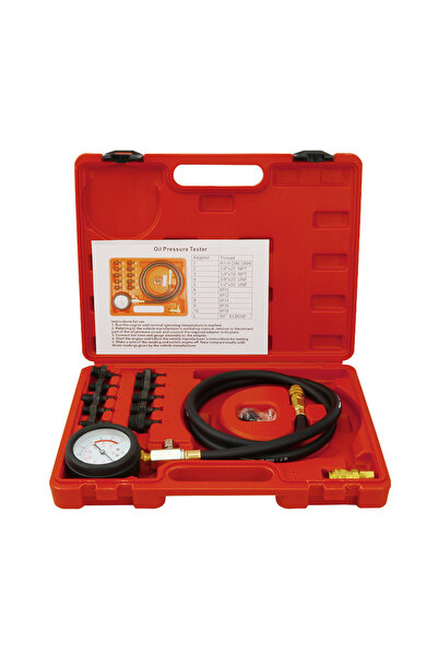 ALLSOME Car Engine automotive pressure gauge Test Detector Kit Tester Low Oil Warning Devices car...