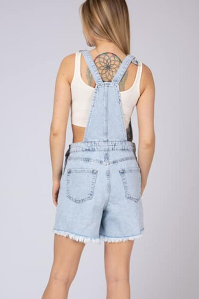 FashionForYou Amos boyfriend denim jumpsuit in blue, 32