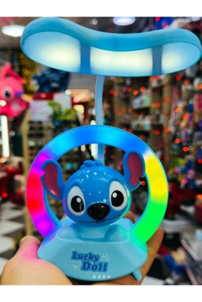 HEPBİMODA Stitch Gökkuşağı Masa Üzeri Gece Lambası