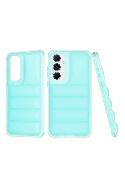 Stef's Cat Θήκη για Samsung Galaxy A55 5G A556, Wave Shield, Τυρκουάζ