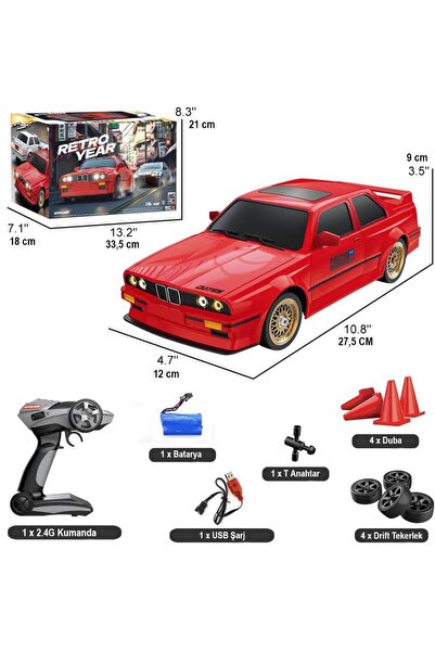 Yumurcak Oyuncak Toycraft Uk. Şarjlı 1:16 m3 40km/h Drift Araba