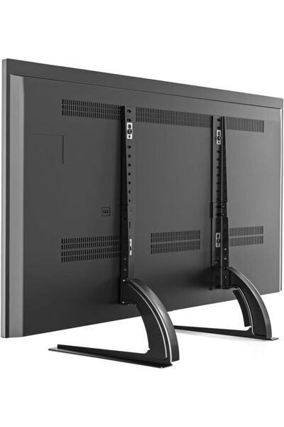 RADIOTRONICS TV Stand Mount, Universal Tabletop for 22–65 inch TVs, Up to 88 lbs, Max VESA 800x500mm