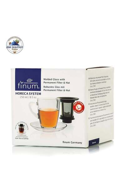 Blue mountain Tea cup with filter 250 ml