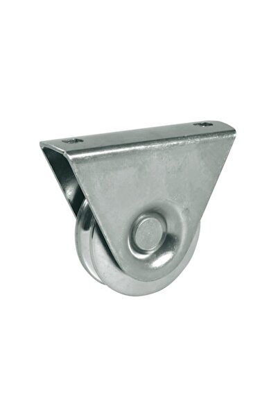 METALDESIGN Wheel and support with P-type bearing for sliding gates, RRSP80, diameter 80 mm