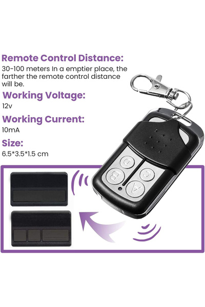 Choice Garage Command Electric Gate Control 315mhz Compatible with Purple button 370LM 371LM 372LM 373LM...