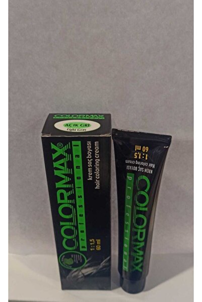 Colormax Açık Gri + Orjınal Oksidan Krem 90 ml