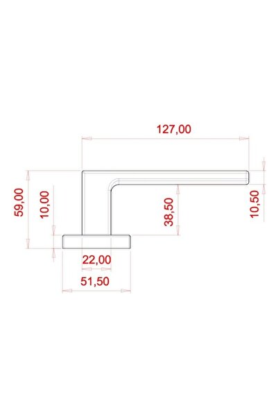 Erkul Adnoss Paytak Inox Kapı Kolu (Oda)